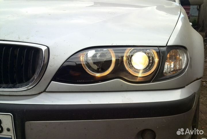 Bi LED линзы Bmw e46 / Би лед линзы бмв е46