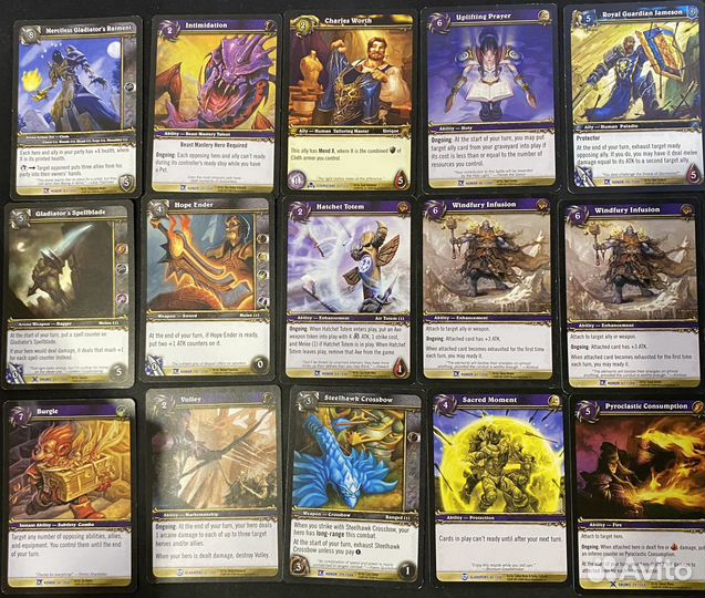 Wow tcg карточки