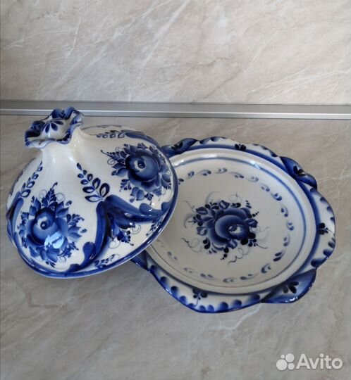Гжель новая блинница