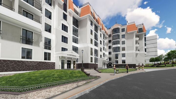 1-к. квартира, 43,7 м², 3/4 эт.