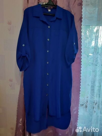 Платье рубашка 52 54