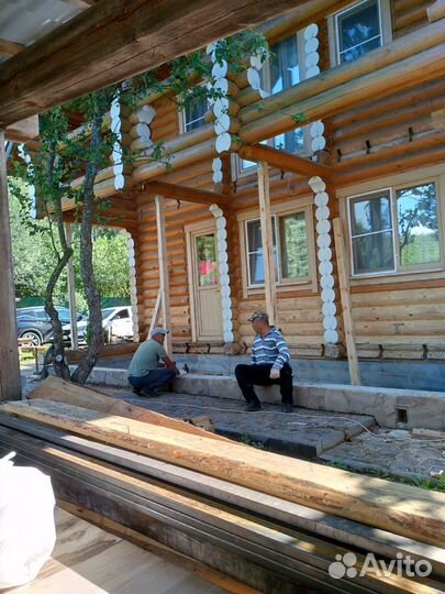 Замена венцов лаги