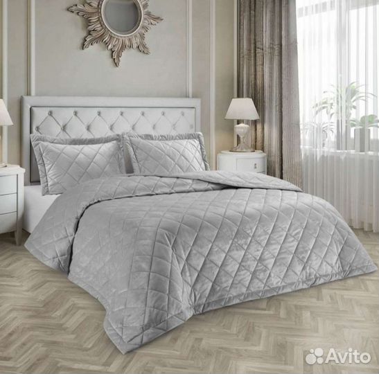 Покрывало стеганное + 2 наволочки