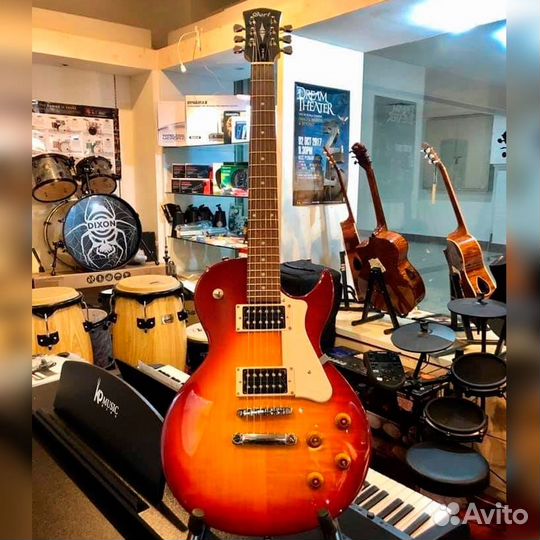 Электрогитара Cort CR100 Cherry Red Sunburst