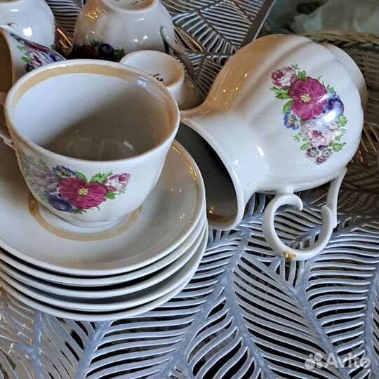 Кофейно-молочный сервиз