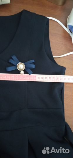 Школьная форма для девочки синяя