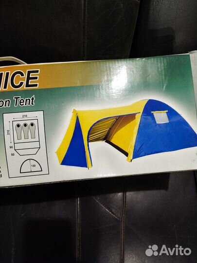 Палатка туристическая 3 местная azimut venice