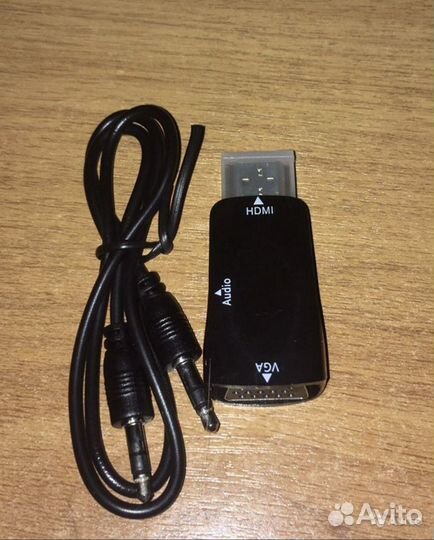 Адаптер hdmi - VGA с аудио выходом 3.5