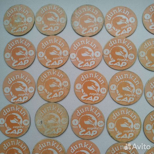 Фишки кепсы Mortal Kombat 3 Dunkin Caps 90е 00е