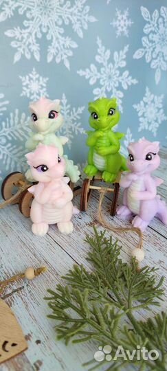 Сувенирное Мыло ручной работы Дракон