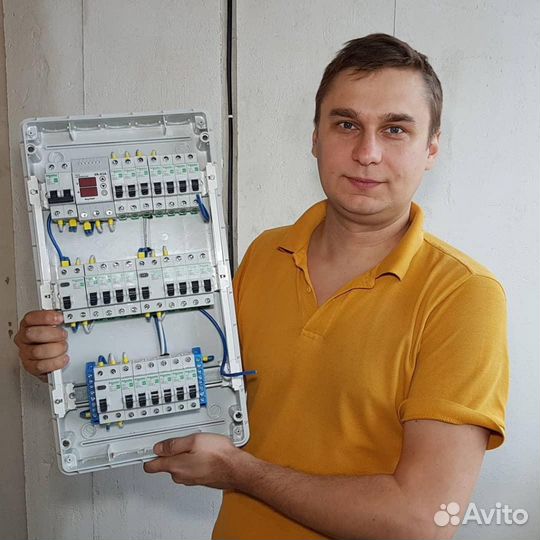 Электрик Ремонт проводки Замена розеток