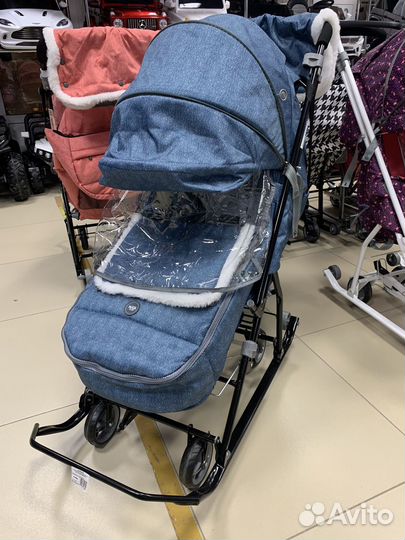 Детские санки коляска ника