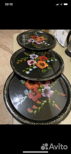 Поднос металлический СССР