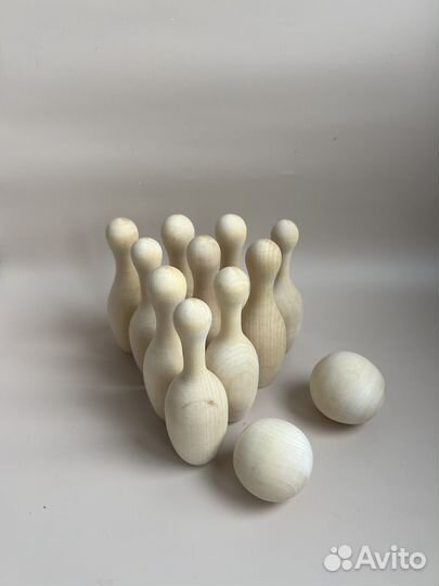 Деревянные игрушки Кегли детские