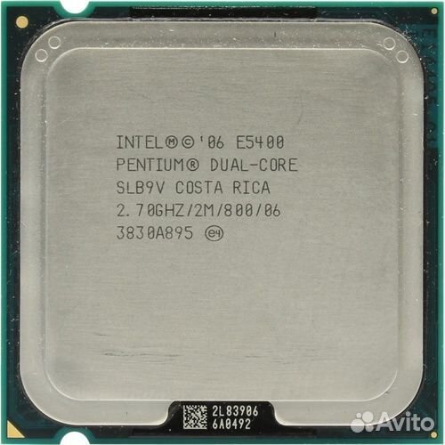 Процессор Intel Pentium Dual Core E5400 (775, 2500
