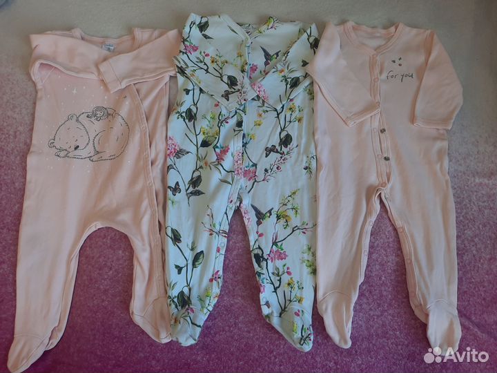 Пакет вещей для девочки 68-74 см