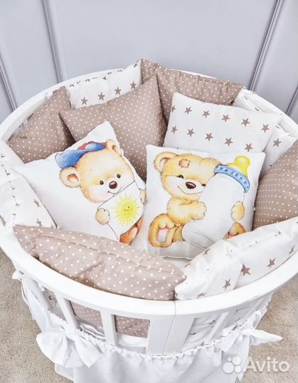 Бортики в кроватку новые