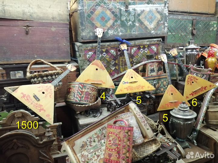 Балалайка, гитара, гусли, скрипка СССР