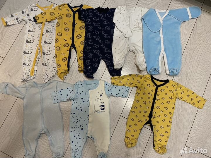 Вещи пакетом от 0 до 3 месяцев