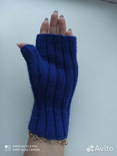 Перчатки митенки, вязание на заказ