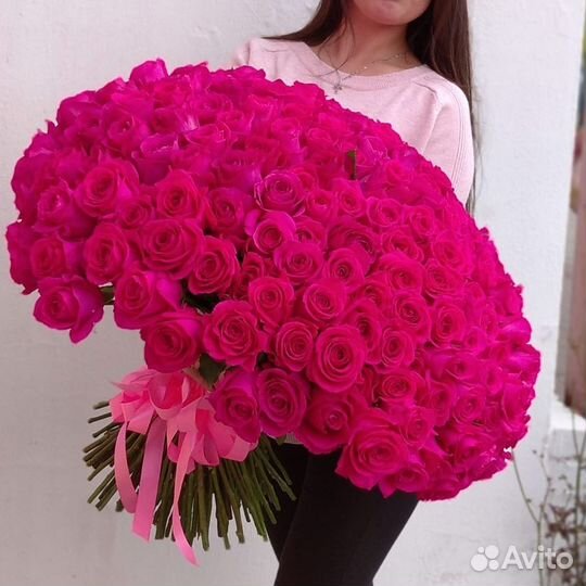 Шикарный букет роз