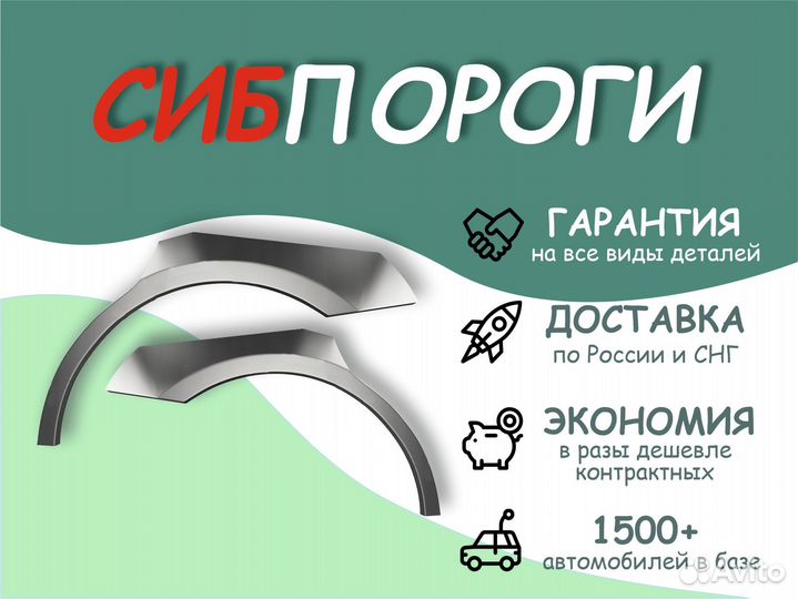 Арки и пороги ремонтные Honda Civic EJ