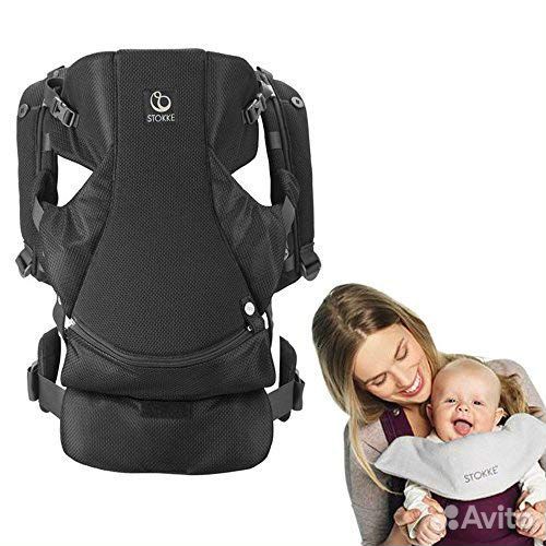 Новая переноска Stokke MyCarrier Front Black Mesh