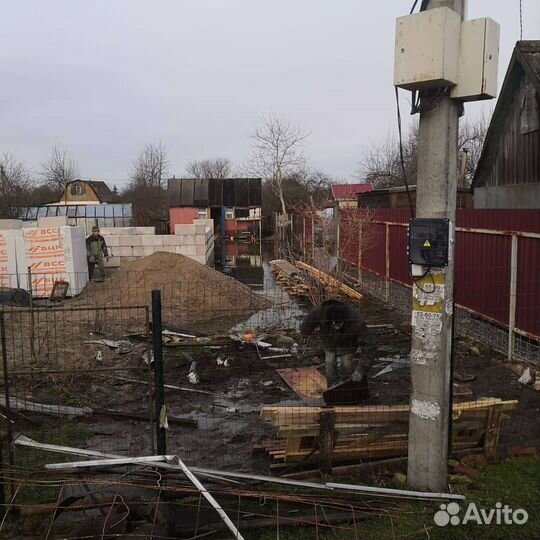 Отсыпка и выравнивание участков