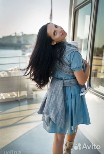 Слинг шарф (жаккард) velina