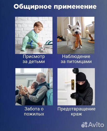 Камера видеонаблюдения видеоняня новая