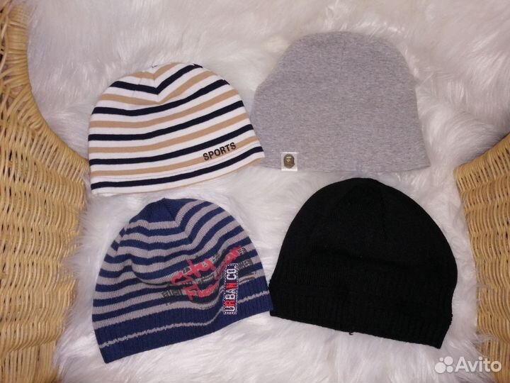 Шапки детские для мальчиков (осень/весна/лето)