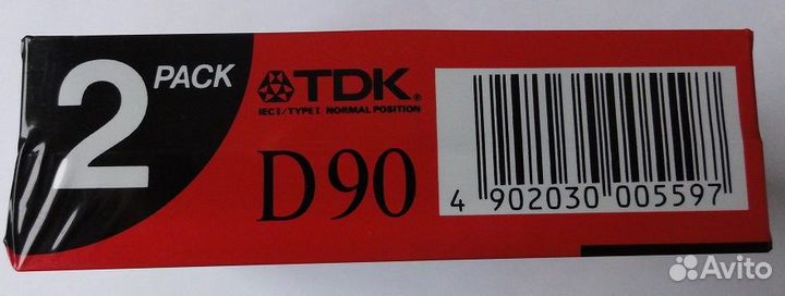 Аудиокассета TDK D90 Оригинал