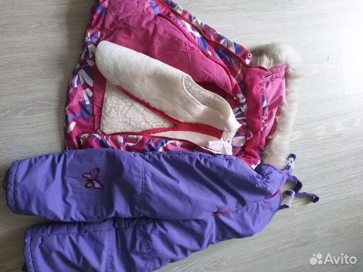 Зимний комбинезон для девочки 116
