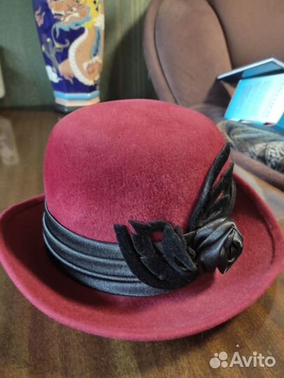 Шляпа фетровая женская