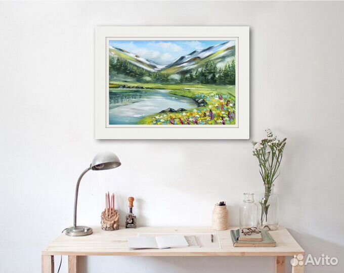 Картина маслом пейзаж 40х60 см