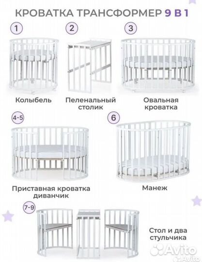 Детская кровать ellipse