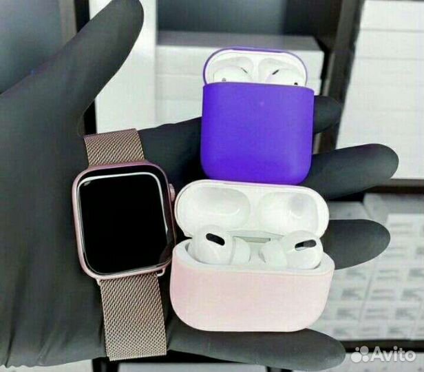 Apple watch 8 airpods подарочный набор