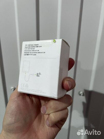 Блок питания Apple 12W iPad /iPhone оригинал