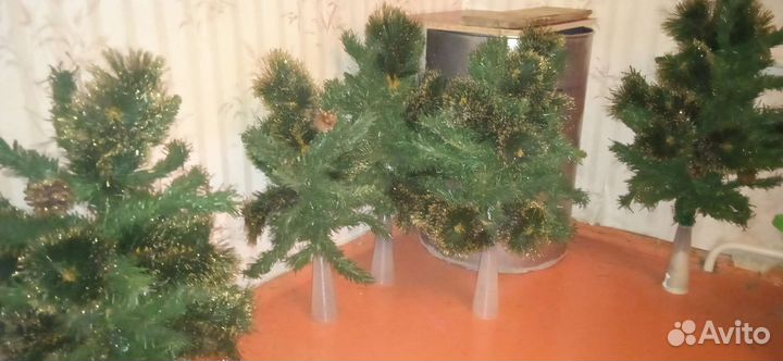 Елка искусственная сосна пушистая, новая