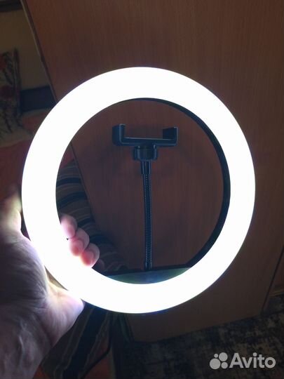 Кольцевая светодиодная лампа RGB