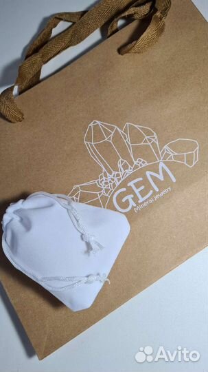 Кольцо с кварцем (сталактит)