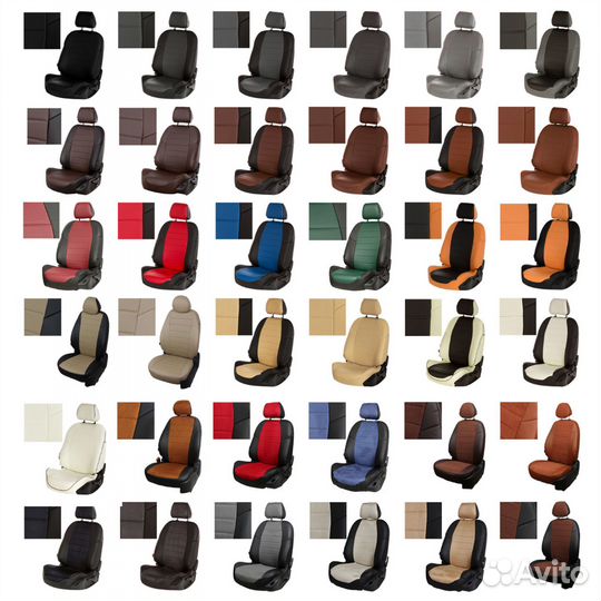 Чехлы на сидения для Hyundai Getz с 02-11г
