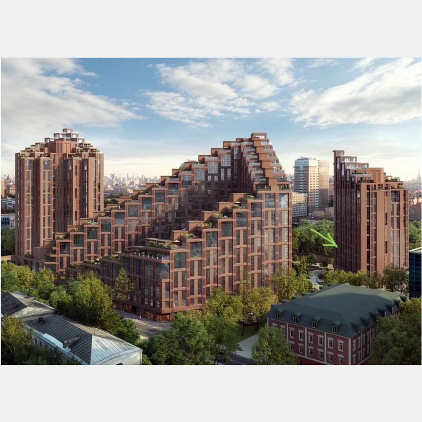 Своб. планировка, 44 м², 4/19 эт.