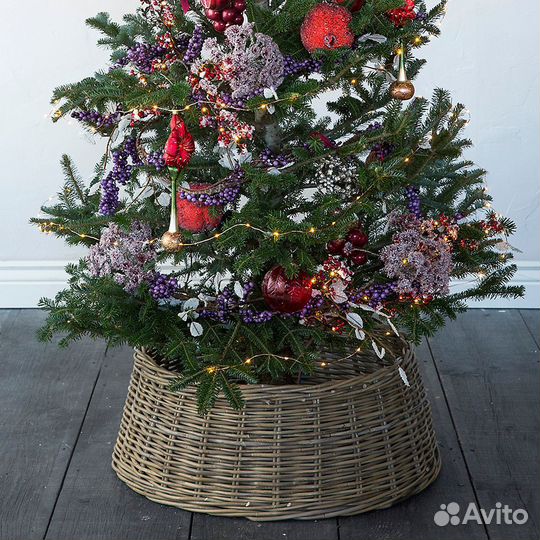 Юбка для елки из ротанга