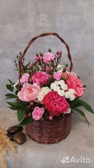 Корзина роз