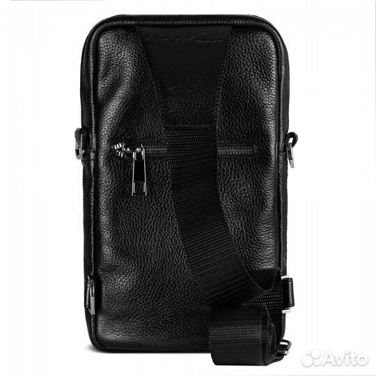 Плечевая сумка кожаная - defined skull (0158.21) d