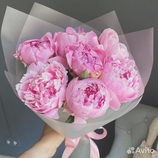Пионы букет