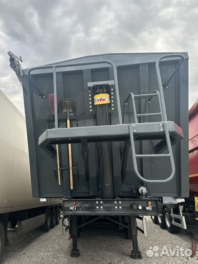 Полуприцеп самосвальный JM Kipper Алюминиевый 38-55 м3 (задний борт клапан-ворота), 2022