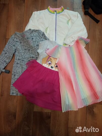 Пакет одежды для девочки 98