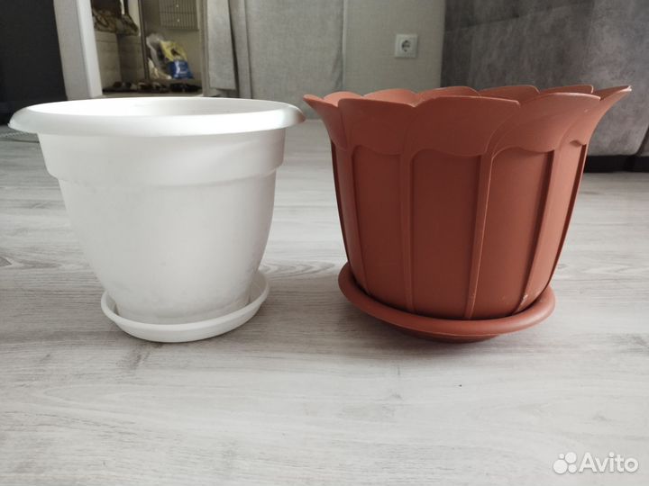 Горшки для цветов бу